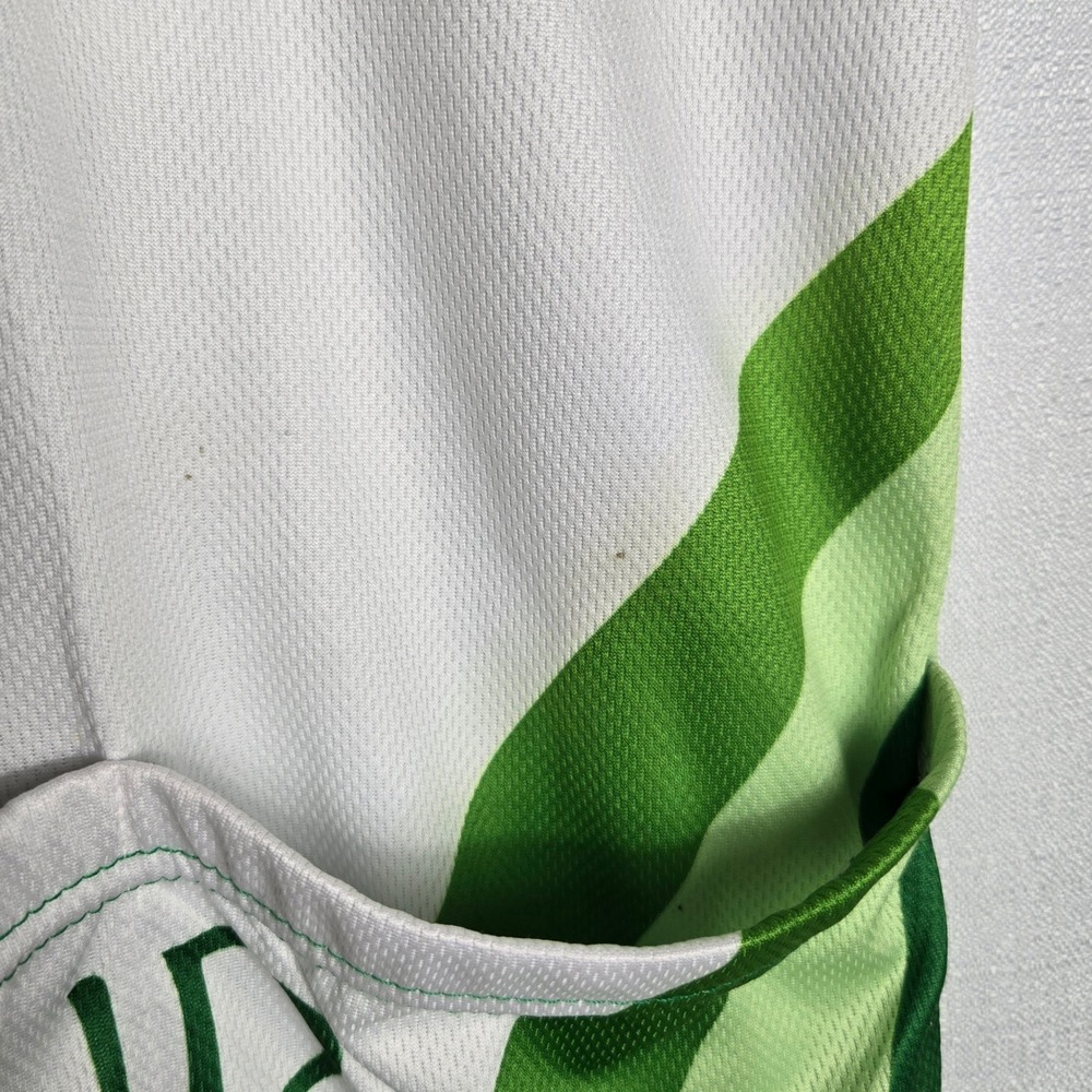 Dolmen Clothing Mens Ireland Cycling Jersey Short Sleeve Green White M - Picture 8 of 10